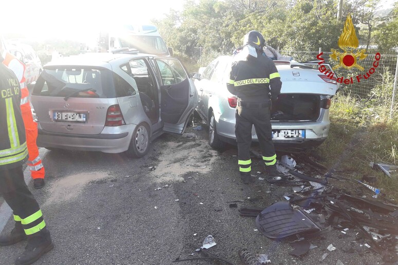 Incidente stradale Porto Potenza - RIPRODUZIONE RISERVATA