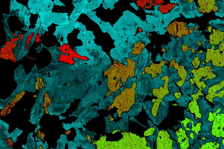 La mappa di minerali accumulati nel mantello terrestre (fonte: Sarah Lambart/University of Utah) - RIPRODUZIONE RISERVATA