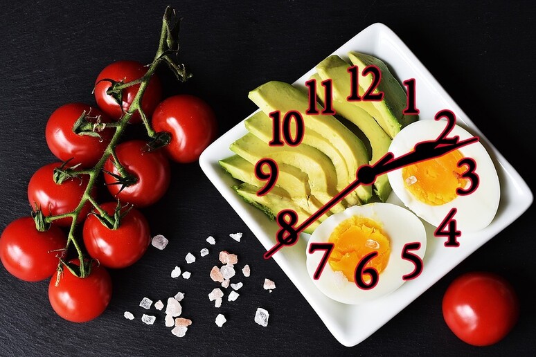 'Dieta dell 'orologio ', cena entro le 14, pasti entro 6 ore (fonte Pixabay) - RIPRODUZIONE RISERVATA