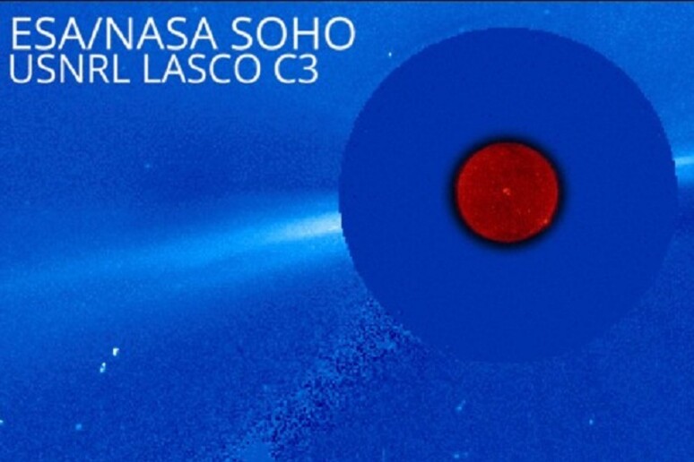 La prima cometa del 2020 si suicida nel Sole (fonte: Soho/NASA-ESA) - RIPRODUZIONE RISERVATA