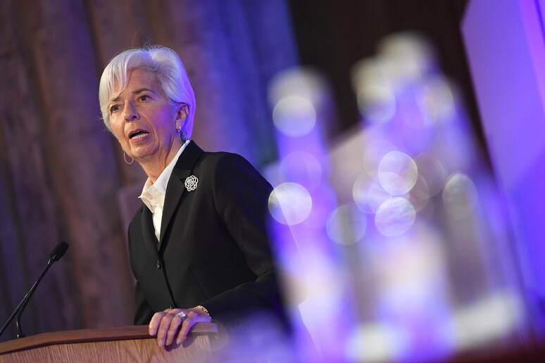La presidente della Bce Christine Lagarde - RIPRODUZIONE RISERVATA