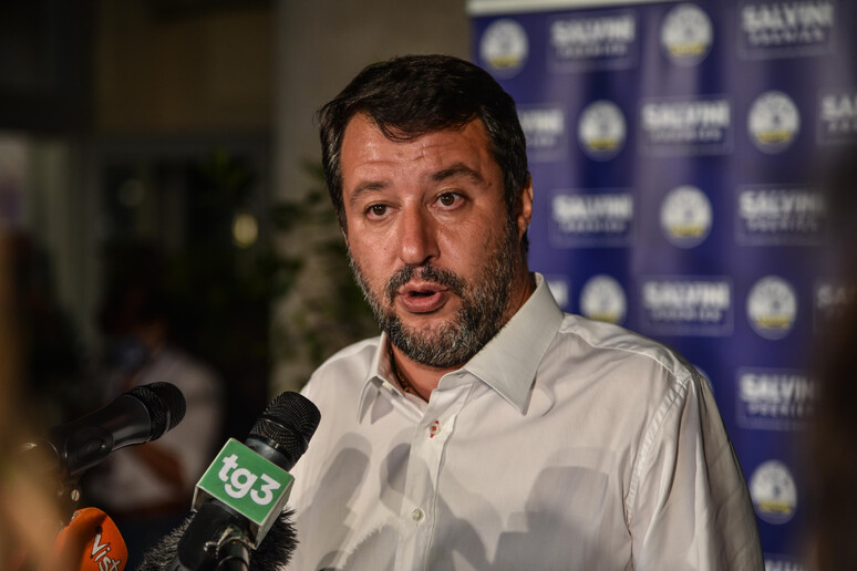 Il leader della lega Matteo Salvini - RIPRODUZIONE RISERVATA