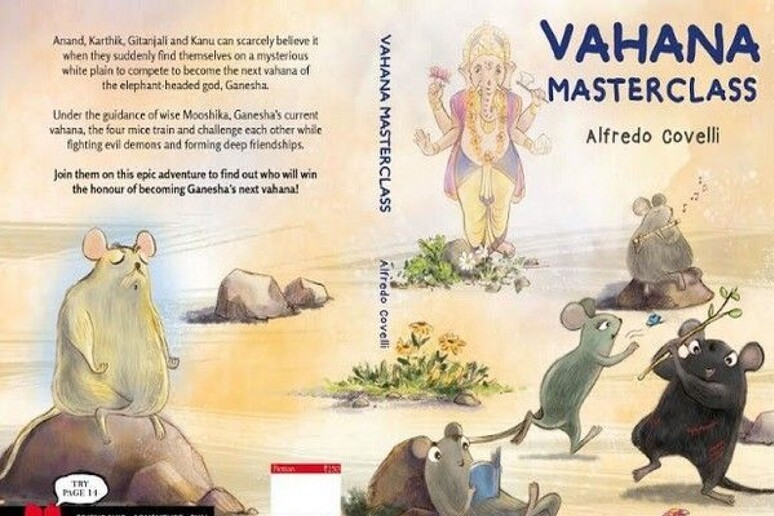 Italiano scrive libro per bimbi India,  	'4 topini per Ganesh 	' - RIPRODUZIONE RISERVATA