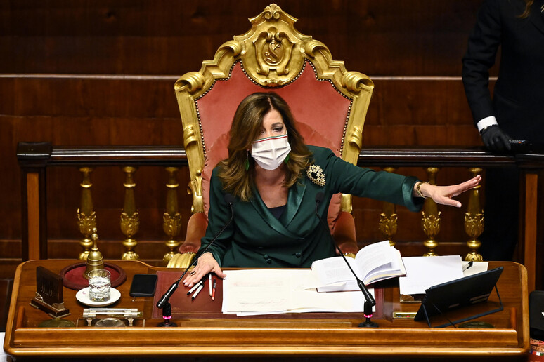 La presidente del Senato Elisabetta Casellati - RIPRODUZIONE RISERVATA