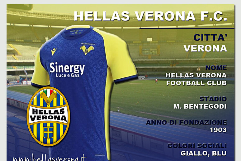 Hellas Verona logo squadra - RIPRODUZIONE RISERVATA