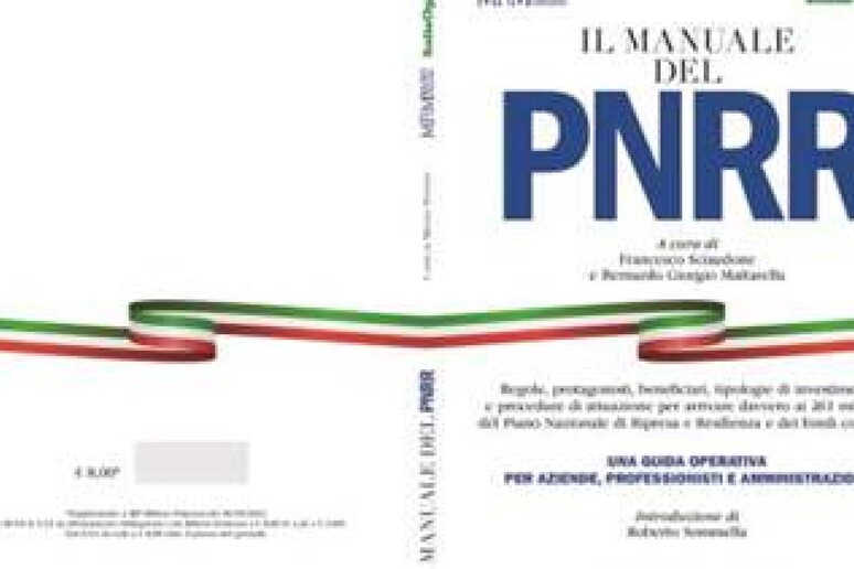 La copertina del libro  	'Il manuale del Pnrr 	' - RIPRODUZIONE RISERVATA