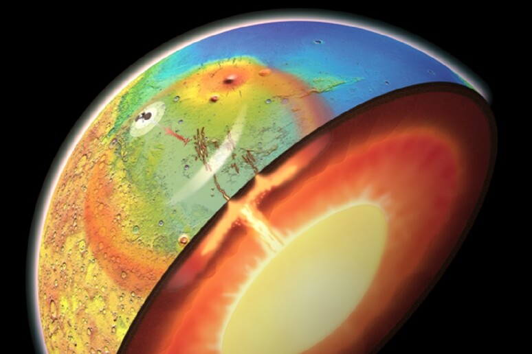 Marte più attivo del previsto, indizi di pennacchi di lava (fonte: Adrien Broquet &amp; Audrey Lasbordes) - RIPRODUZIONE RISERVATA