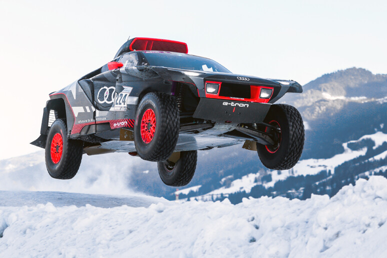 Audi RS Q e-Tron, dalla Dakar alla neve della GP Ice Race - RIPRODUZIONE RISERVATA