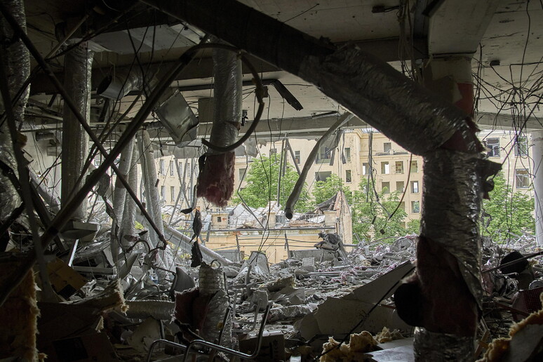 Destruction in Kharkiv after new shelling © ANSA/EPA