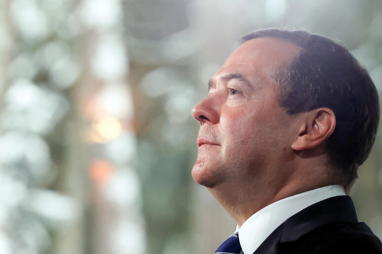 Dmitry Medvedev, ex presidente russo e attuale vicepresidente del Consiglio di Sicurezza di Mosca © ANSA/EPA