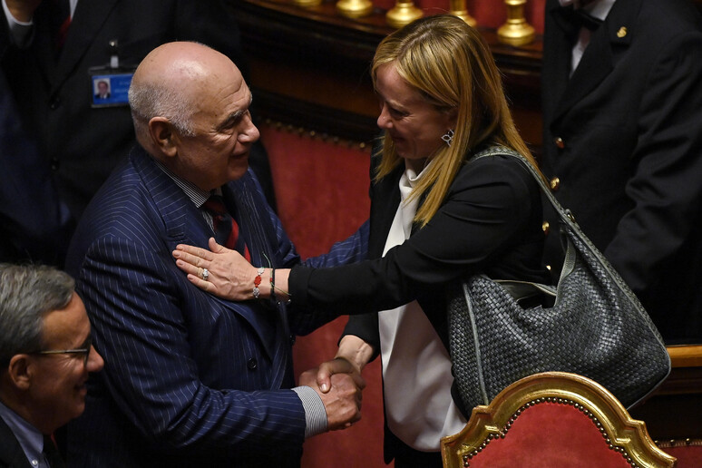La premier Giorgia Meloni e il ministro della Giustizia Carlo Nordio - RIPRODUZIONE RISERVATA