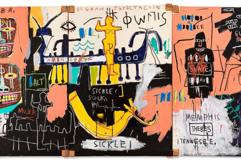 El Gran Espectaculo (The Nile)  - Basquiat . da Christie 's - RIPRODUZIONE RISERVATA
