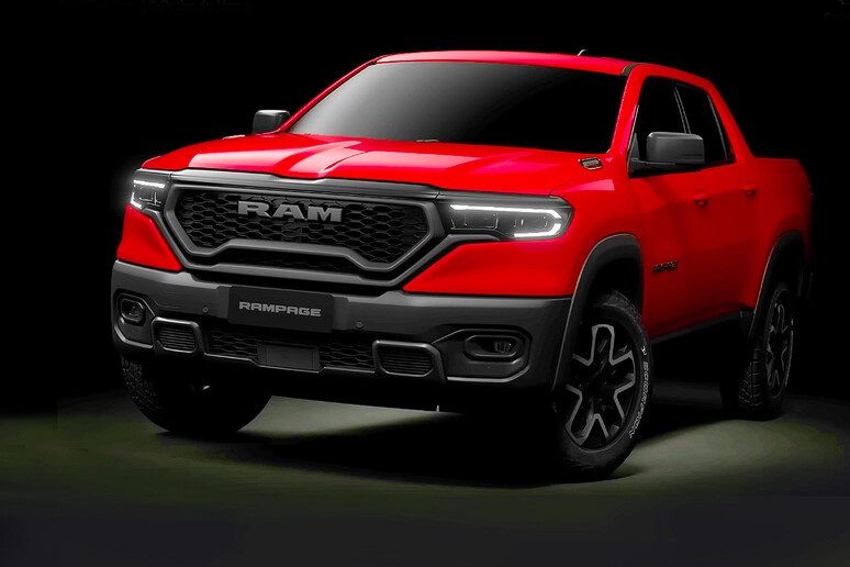 Ram Rampage, nuovo pick-up sviluppato e costruito in Brasile © ANSA/Stellantis Ram