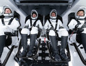 L'equipaggio della missione Crew 2 si prepara a rientrare a Terra (fonte: SpaceX) (ANSA)
