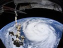 L’uragano Ida fotografato dalla Stazione Spaziale (fonte: European Space Agency) (ANSA)