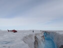 I ghiacci della Groenlandia nord-orientale si stanno sciogliendo sei volte più velocemente di quanto previsto finora (Fonte: Shfaqat Abbas Khan, DTU Space) (ANSA)