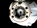 La navetta Crew Dragon Endurance appena sganciata dalla Stazione Spaziale (fonte: NASA TV) (ANSA)