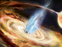 Aumentano da 2 a 10 i buchi neri della Via Lattea che producono echi di raggi X (fonte: A. Simonnet - Goddard Space Flight Center, NASA) (ANSA)