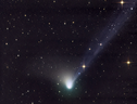 La cometa C/2022 E3 (ZTF) si troverà alla minima distanza dalla Terra il 1 febbraio alle ore 18,11 italiane, passando a circa 42 milioni di chilometri (fonte: Rolando Ligustri/UAI) (ANSA)