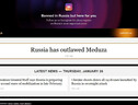 Ue, Meduza 'indesiderata' prova Russia azzera società civile (ANSA)