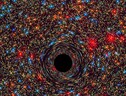 L’evaporazione dei buchi neri potrebbe spiegare anche la sfuggente natura della materia oscura (fonte: NASA, ESA, and D. Coe, J. Anderson, and R. van der Marel (STScI)) (ANSA)