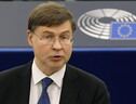 Dombrovskis: "Resta molto lavoro per completare Unione bancaria" (ANSA)