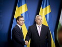 Orban accoglie il premier svedese Kristersson e compra 4 jet Gripen (ANSA)