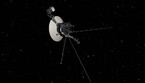 Rappresentazione artistica della sonda Voyager-1 nello spazio interstellare (fonte: NASA/JPL-Caltech) (ANSA)