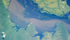  L'inondazione del 2013 fra Cina e Russia, vista dai satelliti (fonte: NASA) (ANSA)