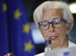 President of ECB Christine Lagarde attends a Committee on Economic and Monetary Affairs public hearing (ANSA)
