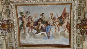 Nuovo splendore per gli affreschi Palazzo Buontalenti (ANSA)