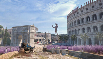 Roma imperiale, col bus i capolavori dell'antichità in 3D (ANSA)