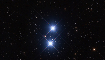la stella doppia-doppia più famosa del cielo: Epsilon Lyrae (fonte Unione Astrofili Italiani) (ANSA)