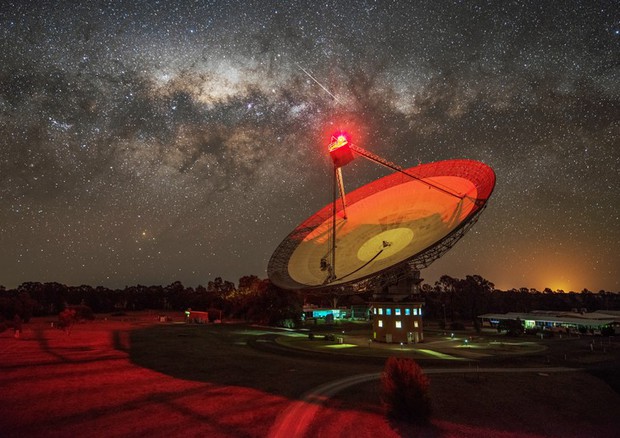 Il telescopio Parkes Murriyang del programma Seti (fonte: CSIRO/A. Cherney) © Ansa