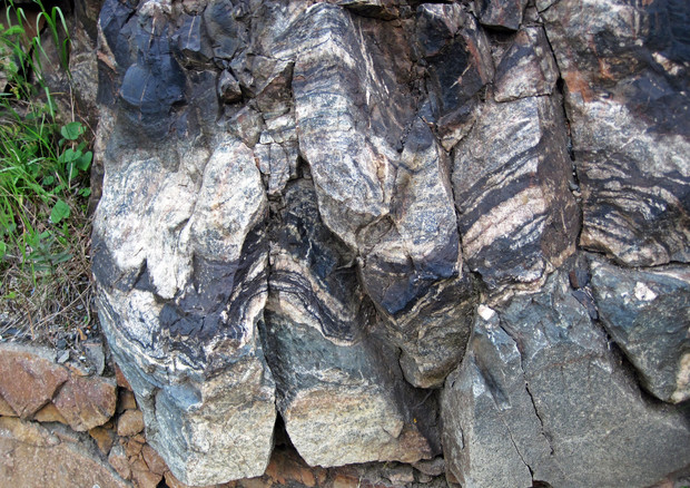 Formazione rocciosa del periodo Archeano (fonte: James St. John) (ANSA)