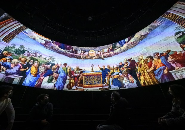 Raffaello, con Sonosfera Pesaro si entra in affreschi Segnatura (ANSA)
