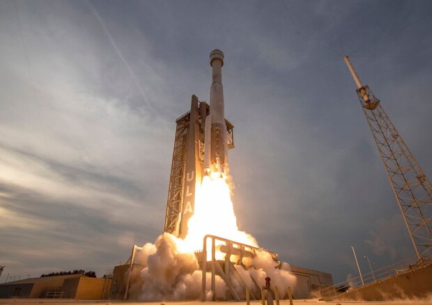 Il lancio con un Atlas 5 della naveta Starliner della Boeing per il test senza equipaggio (fonte: United Launch Alliance) © Ansa