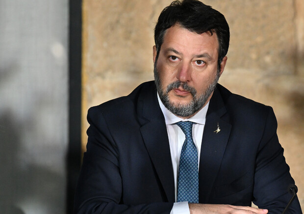 Il Ministro delle Infrastrutture e dei Trasporti, Matteo Salvini © ANSA