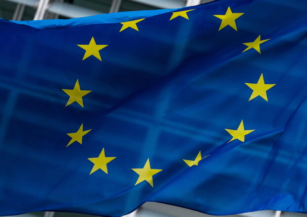 European flags at EU Commission headquarters © EPA