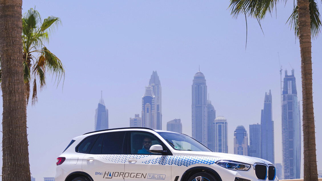 Idrogeno promosso nei test della Bmw fuel cell negli Emirati © ANSA/Bmw