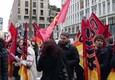 Manifestazione USB a Milano contro la guerra, l'alternanza e il governo (ANSA)