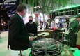 Bit Milano, il ministro del Turismo suona la batteria nello stand del Molise (ANSA)