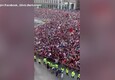 Festa scudetto in piazza Duomo, Berlusconi acclamato dai tifosi rossoneri (ANSA)