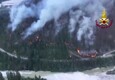 Incendio in Val Resia, impiegato anche l'elicottero Drago 71 (ANSA)