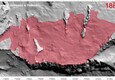 La riduzione del ghiacciaio della Marmolada dal 1880 al 2015 in 16 secondi (ANSA)