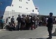 Migranti, 600 lasciano l'hotspot di Lampedusa sulla nave Diciotti (ANSA)