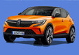 Renault Captur 2024, look frontale ereditato dal suv Austral (ANSA)