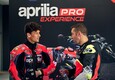 In pista con i campioni per l'Aprilia Pro Experience (ANSA)