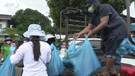 Bangkok, i taxi abbandonati diventano mini orti e stagni per le rane (ANSA)