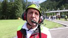 Marmolada, in volo con il Soccorso alpino sul luogo della tragedia(ANSA)